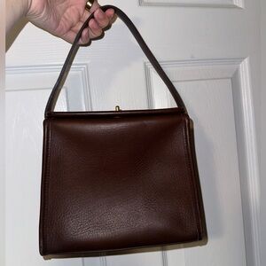 Mahogany Geometric Bag